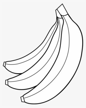 Png Transparent Library Bananas Clipart 3 Banana - Clip Art Ng Banana Black And White #2907759