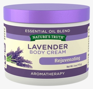 Lavender Essential Oil Cream Supplement Facts/ingredients - Nature's Truth Aromatherapy Lavender Body Cream, 4 #2907828