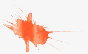 12 Orange Watercolor Splatter - Watercolor Painting #2908116
