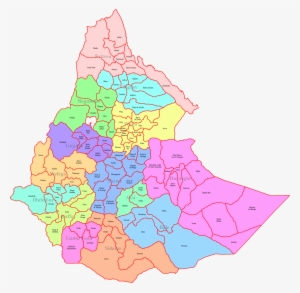 Ethiopia Kilil Map #2908185