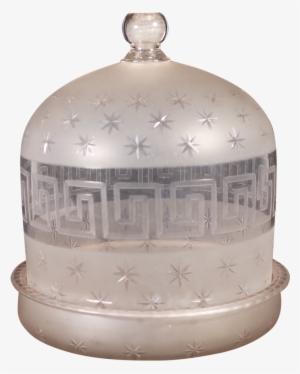 Regency Star Cut And Greek Key Etched Glass Cheese - News #2908456