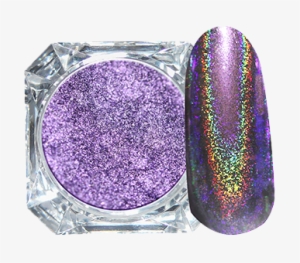 Our Violet Sky Nail Powder Is Easy To Apply, Just Rub - Eye Shadow #2908880