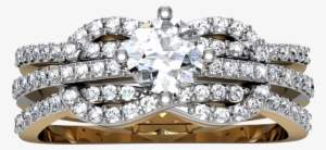 Silver Ring With Diamonds Png - Ring #2909136