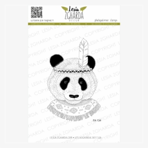 {fa134} Stamp "tribal Panda Girl" Buy From E Shop - Cartoon #2909678 {fa134} Stamp "tribal Panda Girl" Buy From E Shop - Cartoon #2909678