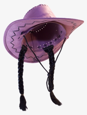 14375 Pink Hat Black - Cowboy Hat #2910067