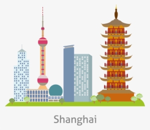 1521553919502897 - Shanghai Tower Clipart Png #2910178