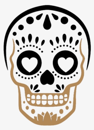 Enroll In Tacology - Easy Sugar Skull Pumpkin Stencil #2910262