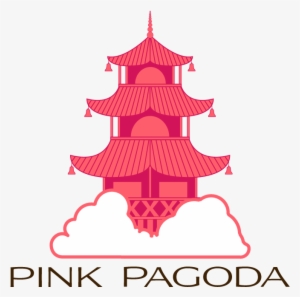 Pink Pagoda Logo - Pagoda #2910284