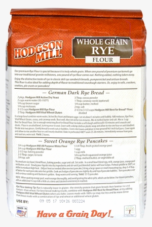 Rye Flour - Hodgson Mill Wheat Germ Untoasted #2910863