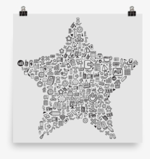 Paper Doodle Poster - Pattern #2910890