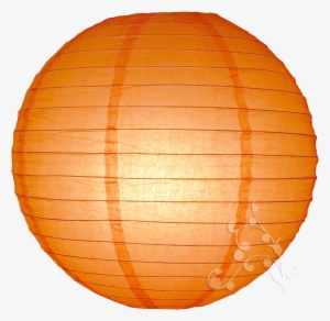 10 Orange Paper Lanterns #2911227