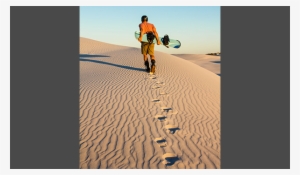 Man Walking With Sandboard - Man #2911444
