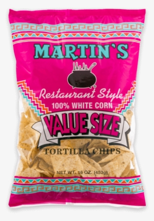 Martin's 100% White Corn Restaurant Style Tortilla - Martin's Restaurant Style Tortilla Chips, White Corn #2912027