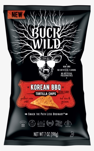Buck Wild Korean Bbq Tortilla Chips 5.5 Oz. Bag #2912384