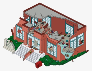 Building Library Destroyed - Family Guy #2912657