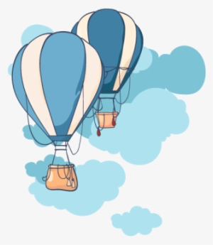 Balao Com Nuvem Png #2912672