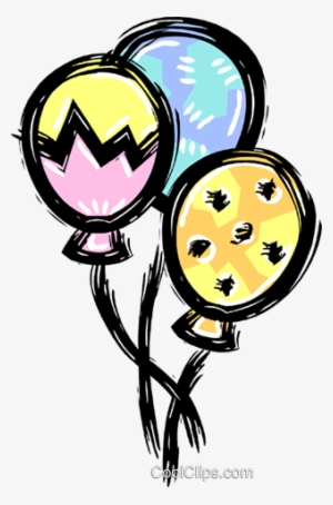 Balões De Festa Livre De Direitos Vetores Clip Art - Balões Festa Vetores Png #2913021