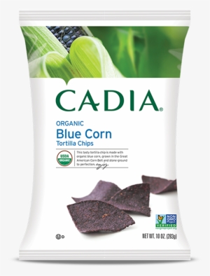 The Secret Behind This Delicious Tortilla Chip Is Blue - Cadia Organic Blue Corn Tortilla Chips #2913046