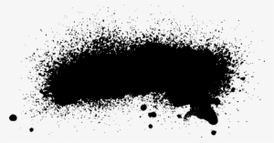 Png File Size - Black Spray Paint Stroke #2913251