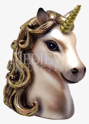 Golden Unicorn Coin Piggy Bank Soft Pink #2913905