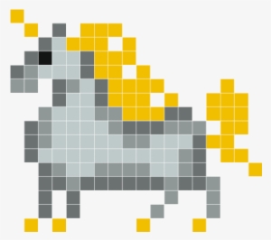 Gold Unicorn - Graphic Design #2914388