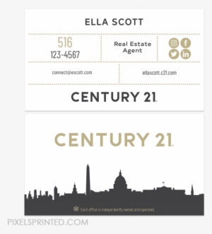 New Century 21 Logo Cards, Century 21 Business Cards, - Century 21 New Logo #2914540