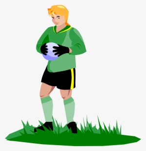 Goalkeeper Goaltender Ice Hockey Football - Football Goal Keeper Clipart #2915715