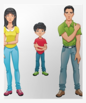 Vector Cartoon Characters - Dibujos Familias #2915774