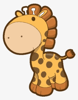 Giraffe Clipart - Baby Giraffe Vector #2916257