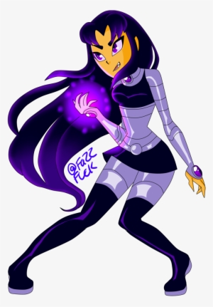 Blackfire By Fazzfuck-d8ulbsd - Blackfire Teen Titans Anime #2917289
