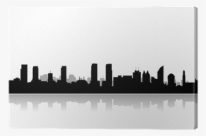 The Hague Future City Skyline Vector Canvas Print • - The Hague #2917421