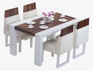 Seria Straight Leg Dining Table With Chairs - Dining Room #2917827