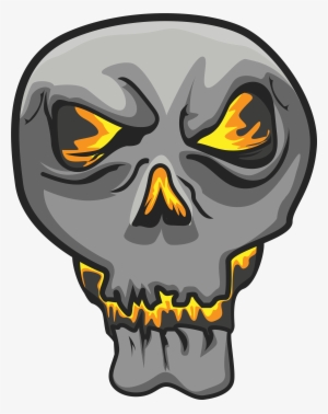 Glowing Skull Perfect Fit To Wear On This Halloween #2918205