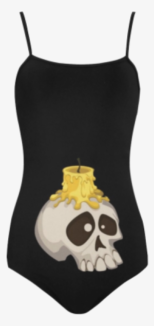 Skull With Candle Strap Swimsuit - Model #2918306