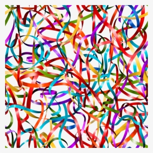 Serpentinas Em Png - Graphic Design #2919350