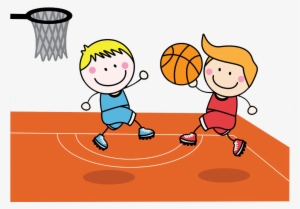 Basketball Child Clip Art - Playing Basketball Clip Art #2919752