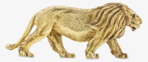 Gold Lion Brooch By Tiffany & Co - Gold Lion Png #2919803
