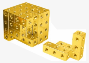 Fight Cube - 4x4x4 - Gold - Cube #2920298