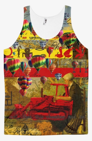 American Apparel White Flat Front Mockup Tanktop - Hot Air Balloon Festival Mugs #2921723