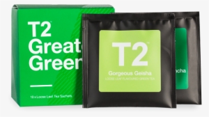 Greatest Greens Assorted Tea Sampler - T2 Tea Bag Lemongrass And Ginger Sachet #2921956