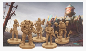 Fbgnc Character Pieces - Fallout Board Game Expansion New California #2921977