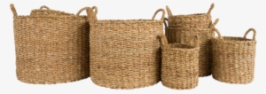 Gold Leaf Cattail Basket - Basket #2922150