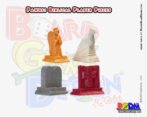 Bible / Biblical Board Game Player Pieces, Angel, Dove, - Quad Fold Board Game #2922193