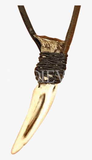 Wish Brave Man Wolf Tooth Necklace Domineering Courage - Wolf Tooth Necklace #2922305