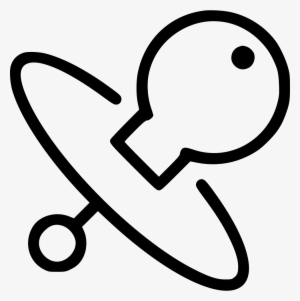 Pacifier Dummy Baby Binky Titty Comments - Chupete Blanco Y Negro #2922459