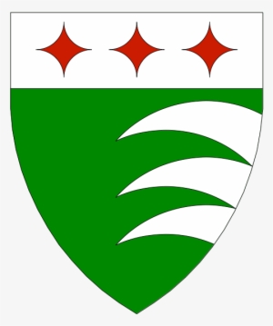 [vert, Three Wolf's Teeth Issuant From Sinister And - Emblem #2922524