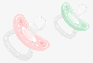 October Crystal Baby Pacifier 6-18 Months Newborn Baby - Earrings #2922566