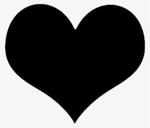 Heart Emblem Bo - Heart Black #2922568