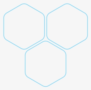 Icon Blue Hexagons - Diagram #2922706
