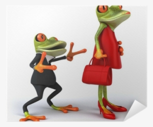 Funny Frog With Couple #2923524